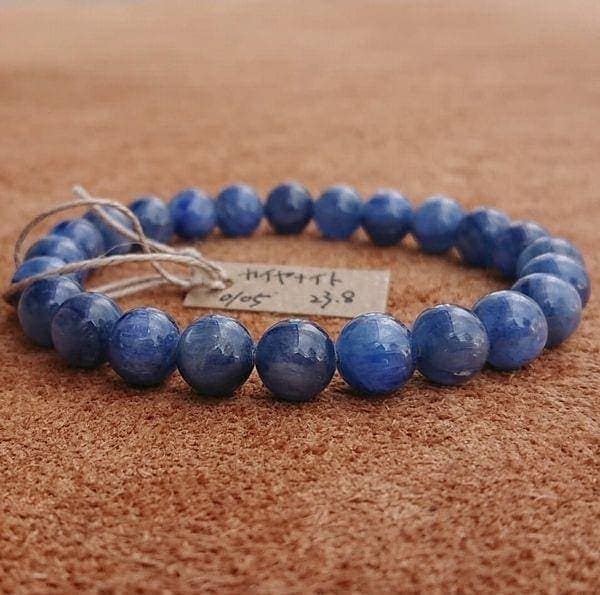 ブレスレット レディースアクセサリー アクセサリー ファッション カイヤナイト 南アフリカ産 青