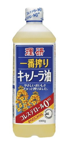 他サイト： 理研農産化工 理研 一番搾りキャノーラ油 1000gの商品画像