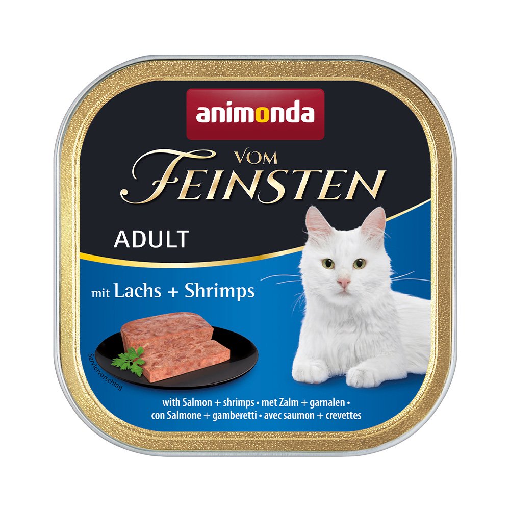 アニモンダ　キャット　アダルト　鳥肉・豚肉・サーモン・エビ　１００ｇX３２個　正規品　ＣＲＣ35―20―07―30―00