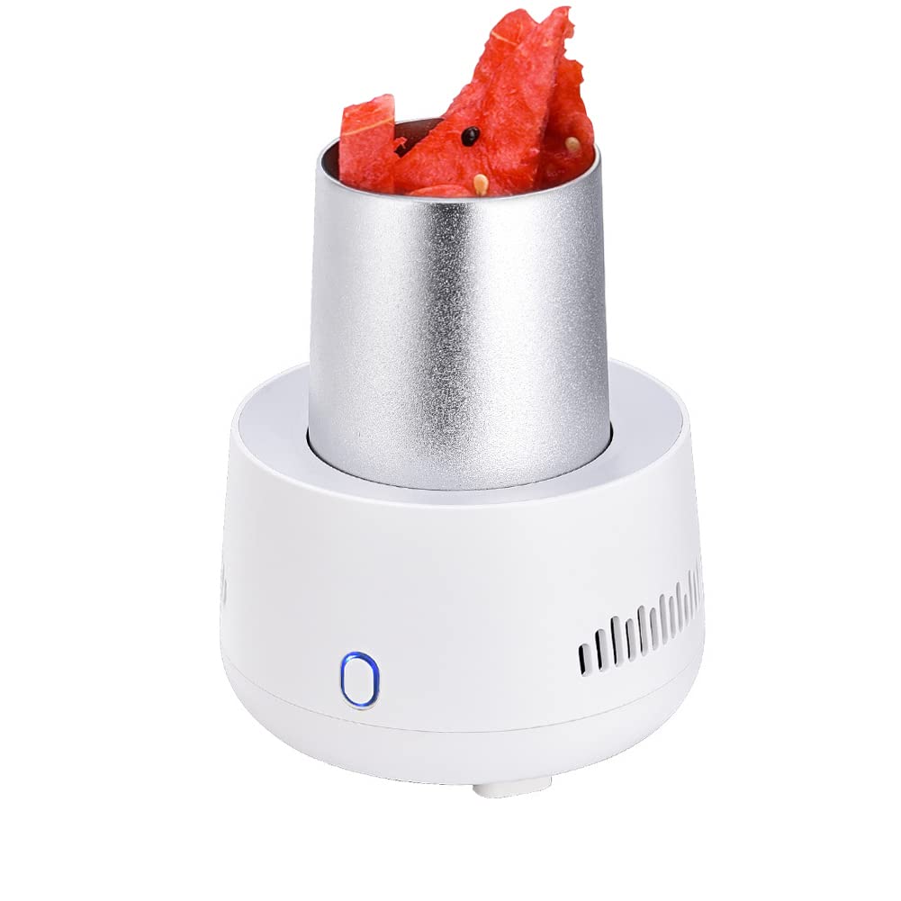 ドリンクホルダー -6℃～2℃ 3分間冷凍 300ｍL カップホルダー 保冷器 カップクーラー 冷凍カップ USB 家庭用100Ｖ カー用12Ｖ トラック用24Ｖ ペットボトル缶対応 シリコーンコー