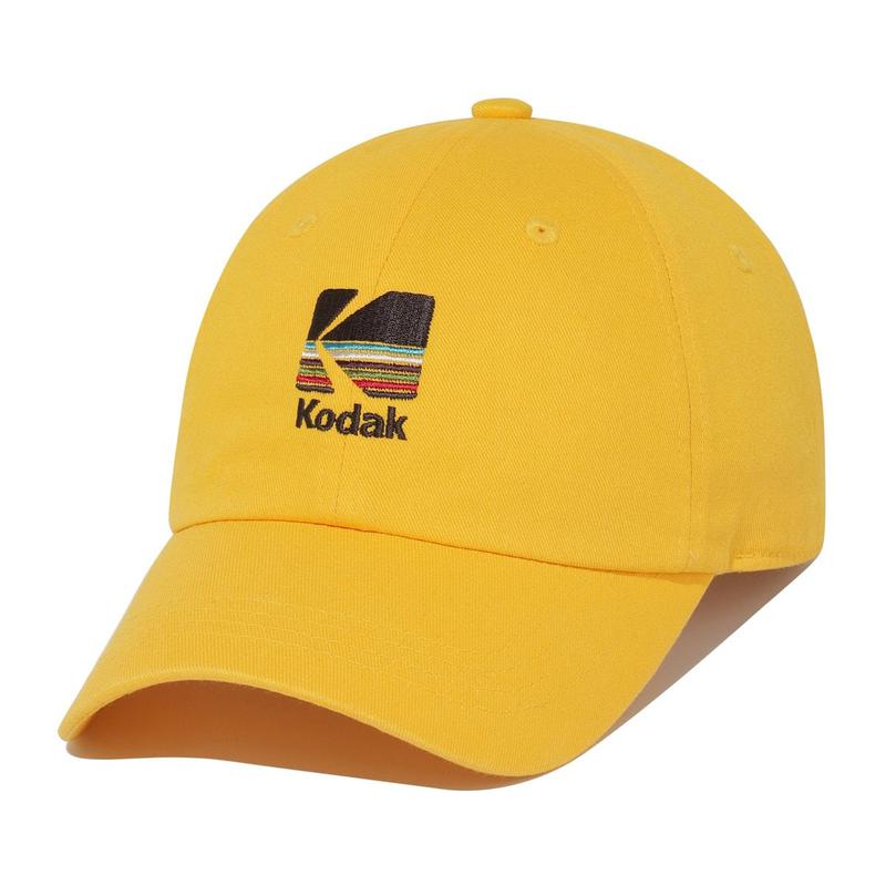 [公式]シグネチャーフィット レインボー刺繍ボールキャップ YELLOW