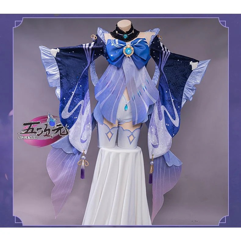 【品質良い 大好評中】Uwowo　原神　コスプレ　珊瑚宮心海 さんごのみやここみ　衣装　ウィッグ　靴　武器　追加可