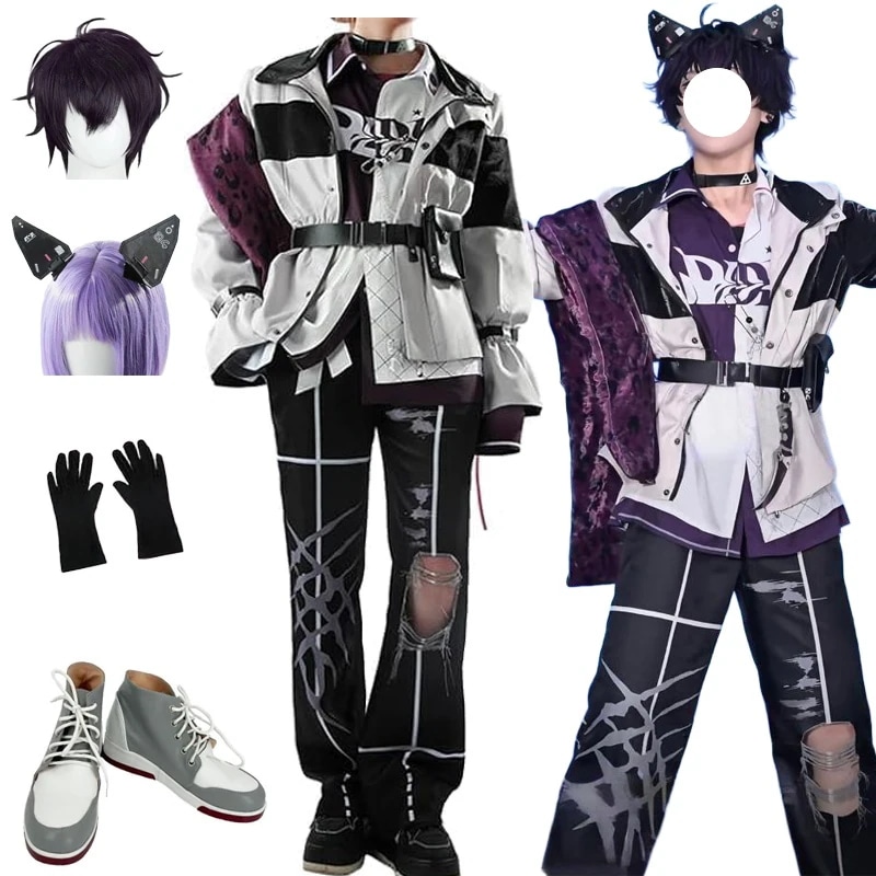 佐伯イッテツ コスプレ 衣装 バーチャル YouTuber VTuber さいきいってつ コスプレ 衣装 佐伯一徹 コスプレ衣装 コスプレ服 可愛い セクシー コスチューム ウイッグ＆靴追加可能