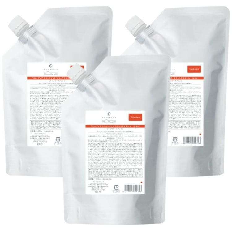 3個セット フローディア トリートメント スリークモイスト 1000g レフィル 詰替え ダメージケア 太毛 硬毛 普通毛 やわらかさ 艶髪