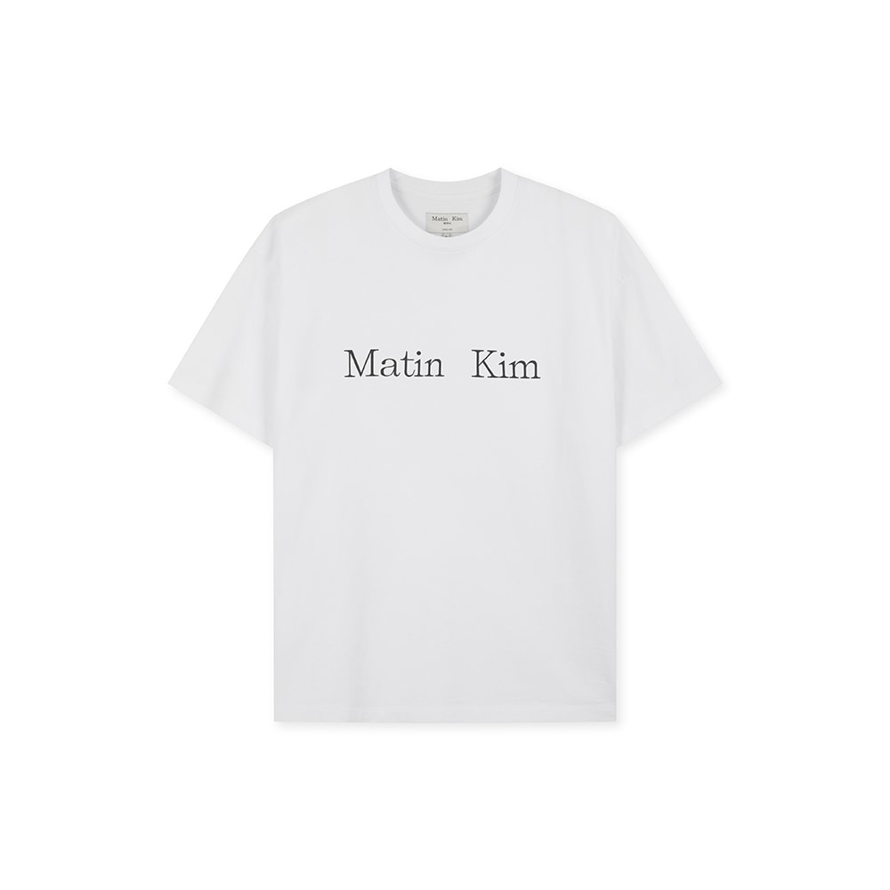 マティンキム ロゴトップ ホワイト