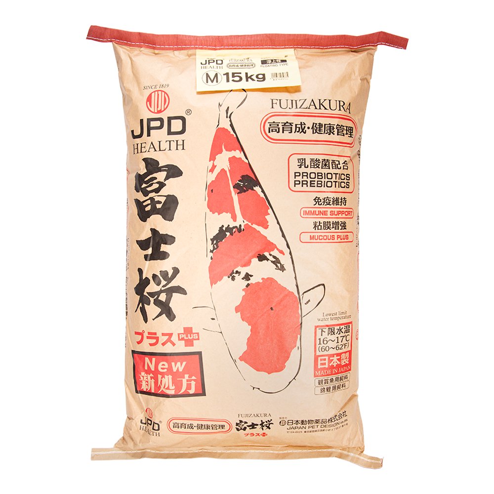 鯉の餌　日本動物薬品　ニチドウ　富士桜　Ｍ　１５ｋｇ　ＣＲＣ10―41―70―10―00