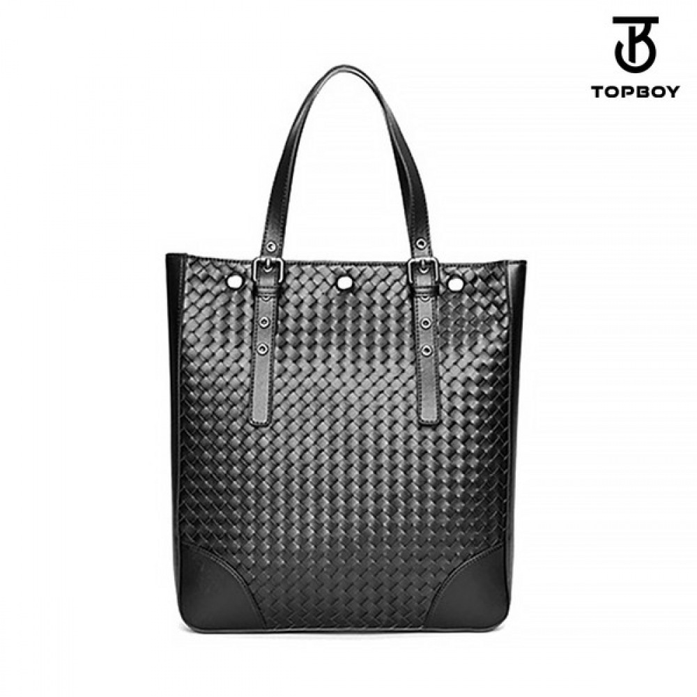 (トップボーイ) ビジネスラティスレザートートバッグ (BG112)