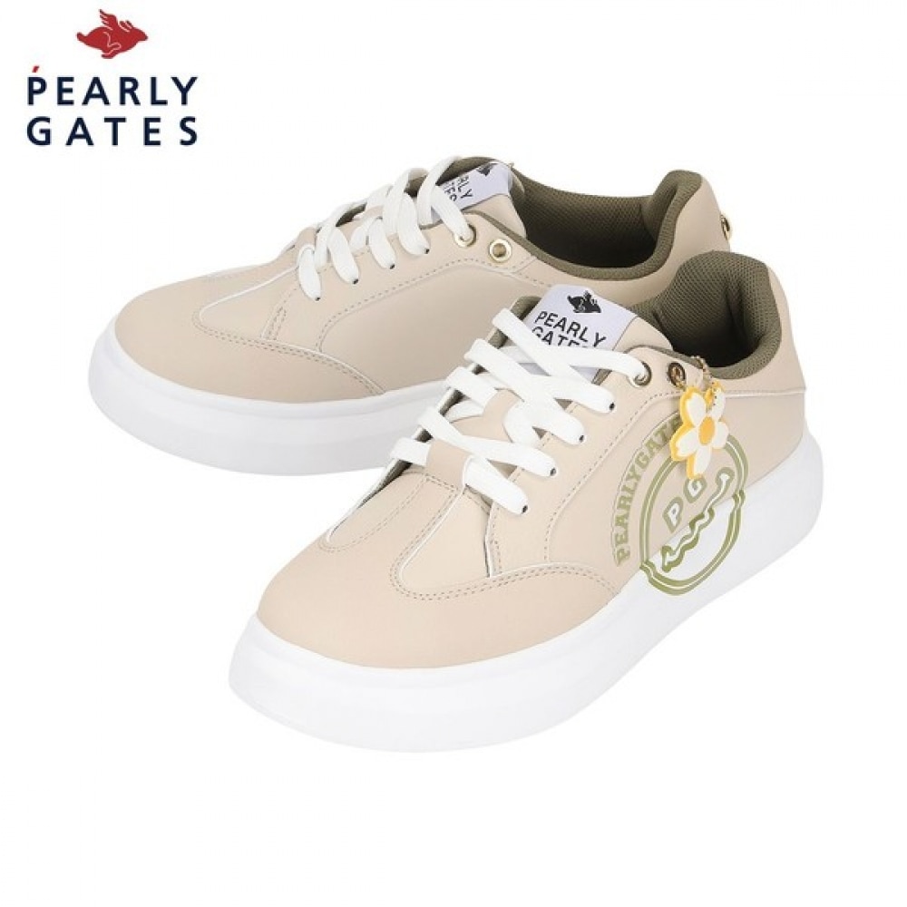 [パリゲイツ] レディースノンスパイクスマイルゴルフシューズ&キーリング