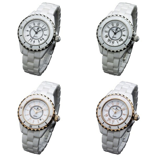 国内正規品 サルバトーレマーラ 腕時計 レディース 選べる4カラー 白 ホワイトセラミック SM15