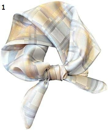 【20%OFFクーポン～】スカーフ レディース 53*53cm 格子柄 手触り良い レトロ ネッカチーフ スクエアスカーフ 巻き方 制服用 オフィス お洒落 頭飾り 髪の包帯 旅行 プレゼント 贈り物