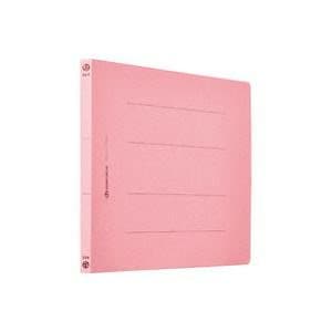 (業務用20セット) フラットファイル/紙バインダー A4/2穴 10冊入り ヨコ型 桃 D018J-PK 20セット