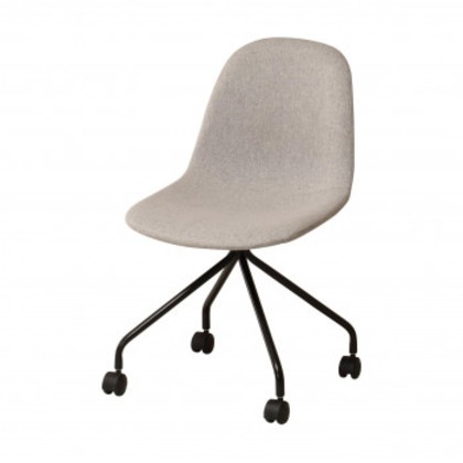 弘益(KOEKI) UTILITY リモット キャスターチェア グレー RMTCC01BGR