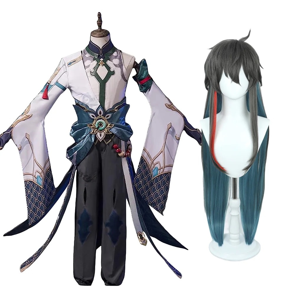 コスプレ衣丹恒飲君飲丹恒崩壊：スターレイルウィッグ付きイベントパーティー変演出服クリスマスパーティー