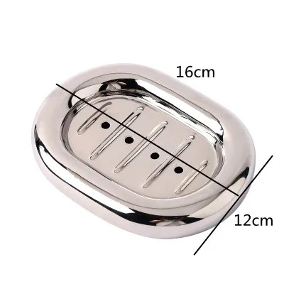 バスルームオーガナイザーの歯が生えるブラシホルダーセラミック石鹸ディスペンサーガルグルカップ排水石鹸ラックシャンプーボトル装飾トレイ 1pcs