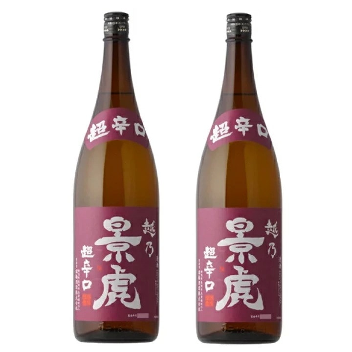 【送料無料】日本酒 諸橋酒造 越乃景虎 超辛口 1800ml 1.8L2本【北海道沖縄県東北四国九州地方は必ず送料がかかります】