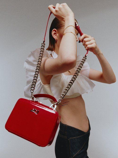 [韓国直送] 生産14th Y.07 Claire Mini Box Bag / Y.07-BB01 / RED