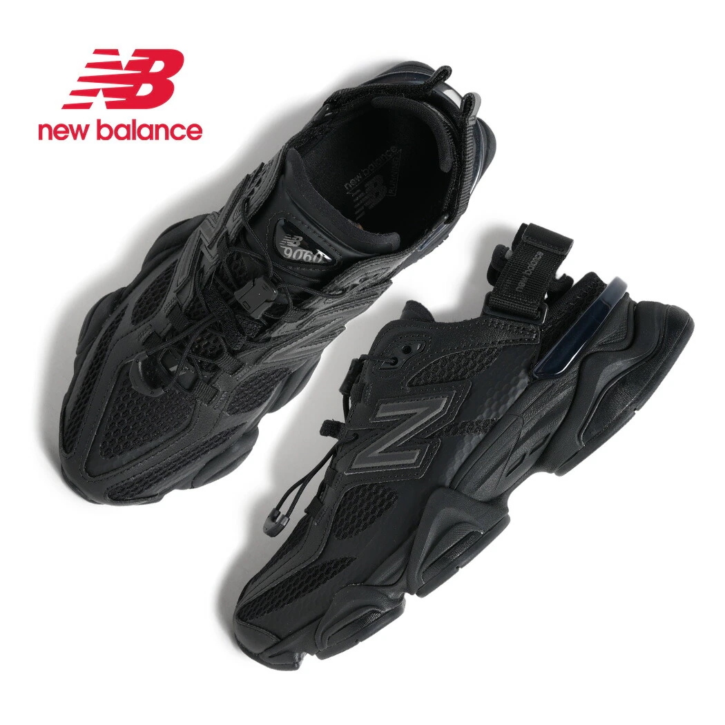 NEW BALANCE ニューバランス 9060 Summer サマー サンダル スニーカー U90604SC BLACK SANDAL ( ミュール ドローコード ストラップ メンズ レディース 2