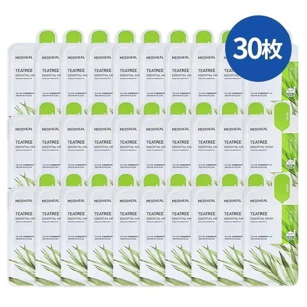 ティーツリーエッセンシャルマスク, 30枚