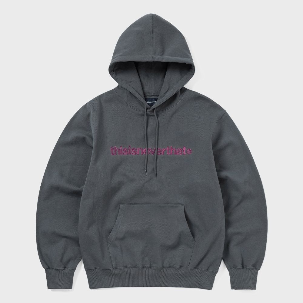 ディス・イズ・ネヴァー・ザット T-ロゴパーカーダークグレー