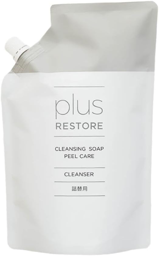 クレンジングソープ泡ピールケア 詰め替え 500ml ピーリング 洗顔 メイク落とし 無香料 パラベンフリー アルコールフリー