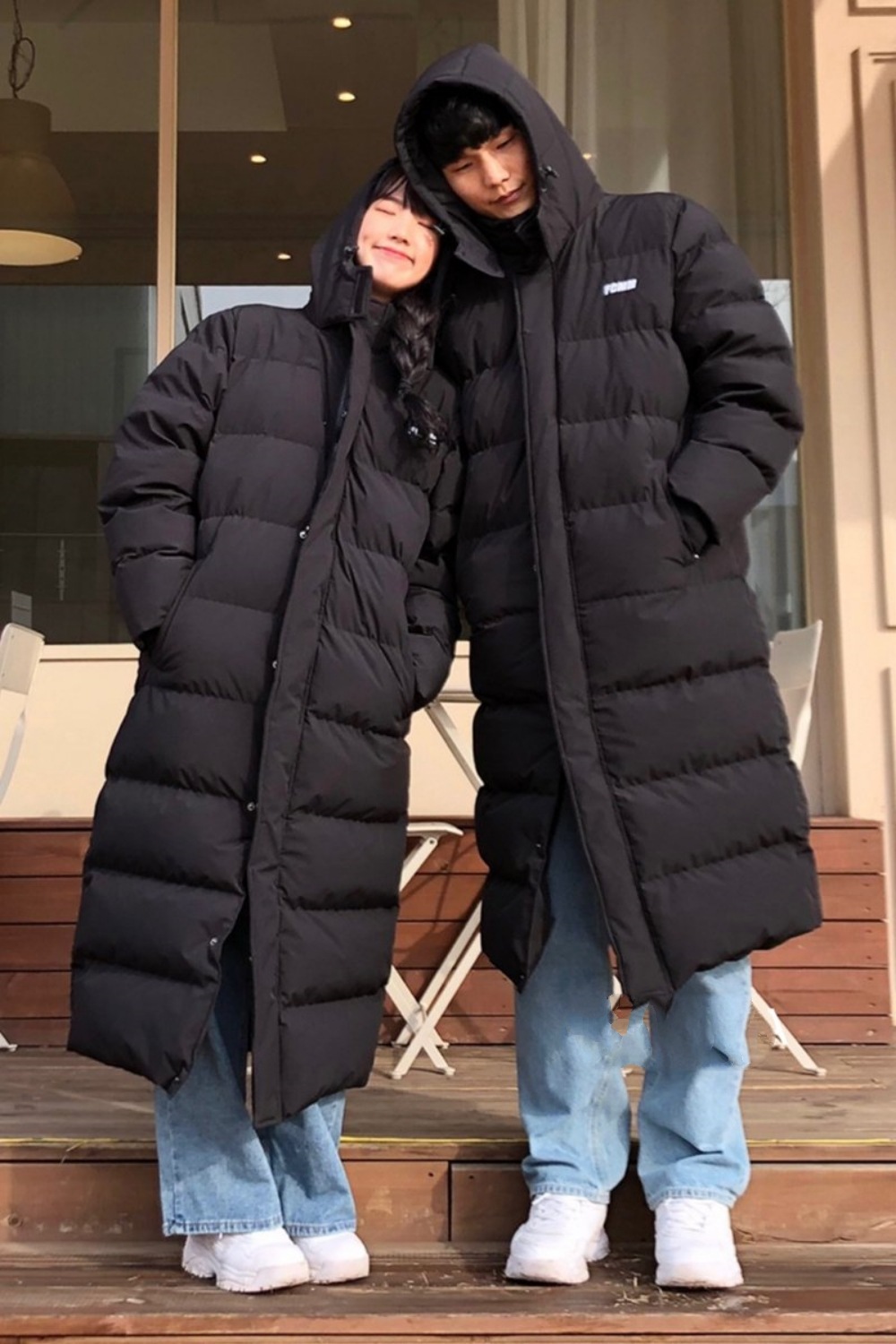 IVE TREASURE 着用/CLUB FOOTBALL BENCH LONG PADDING/ダウン コート/ユニセックス/4カラー