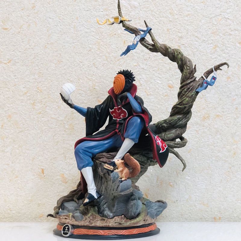 火影忍者宇智波帯土阿飛佐助GK暁組織共感双頭彫刻フィギュア置物