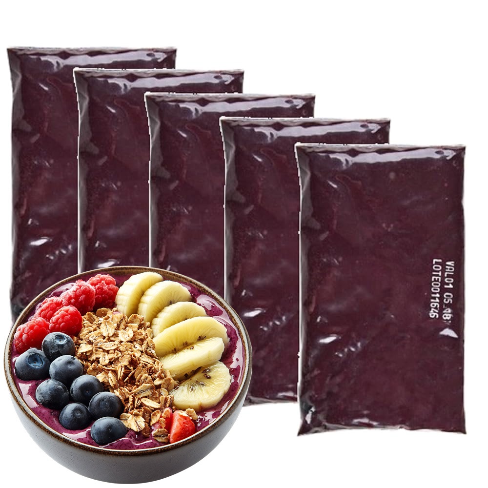 アサイー 冷凍 ピューレ 加糖 2kg (100g×20袋 ) アサイーピューレ 冷凍アサイー 冷凍ピューレ 冷凍フルーツ