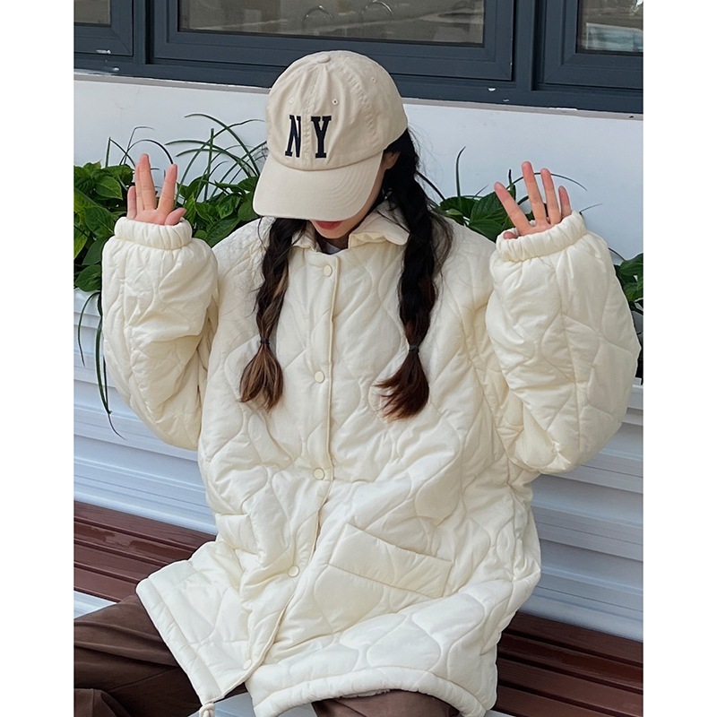 アウターその他 アウター日系 高 快適ゆったり ラムズフリース デザイン コットンジャケット ダウンコート ジャケット 薄手の綿入れの服リンジ ショート ファーカラー 綿をはさむ 冬新作 ウォーム レ