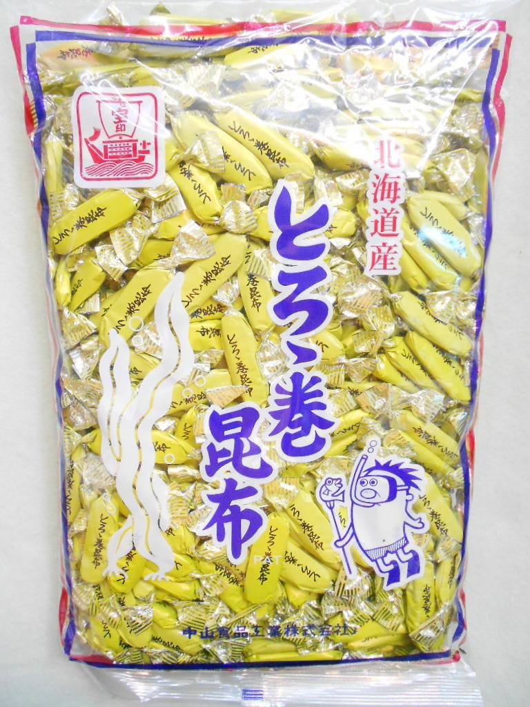 中山食品工業 とろろ巻昆布1ｋｇ×1袋