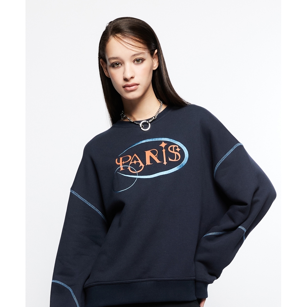 ラティジェント L7 パリスウェットシャツ (ネイビー)