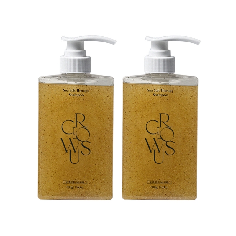 グローワーズシーソルトセラピーシャンプー500g 2個脂性頭皮海塩シャンプー脱毛シャンプースクラブシャンプー 9,053円