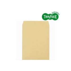 （まとめ）TANOSEE R40クラフト封筒 85g 角3 500枚入x3ケース