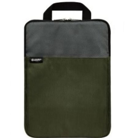 （まとめ買い）クッション付スクールPCケース Mサイズ ギア グリーン LS-5576-G [x3]ノートパソコンバッグ・ケース