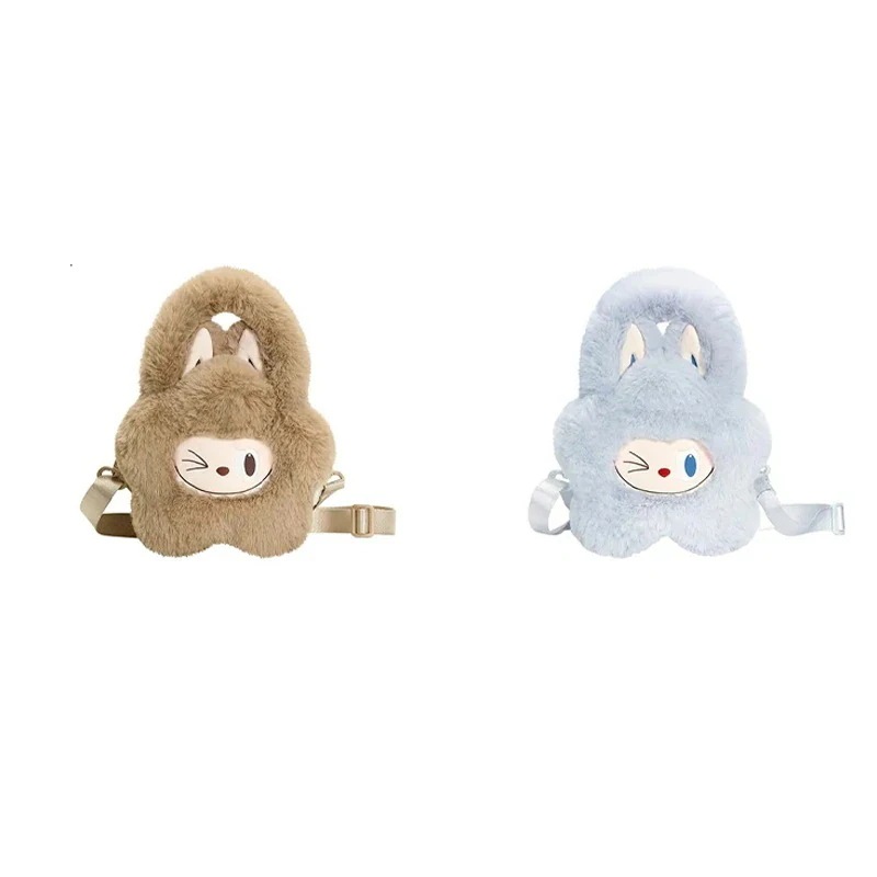 公式正規品POP MART LABUBU THE MONSTERS Plush Flower Bag らふぶ バッグミニショルダーバッグ レディース 斜めがけ ポーチ サブバッグクロスボディバッグ