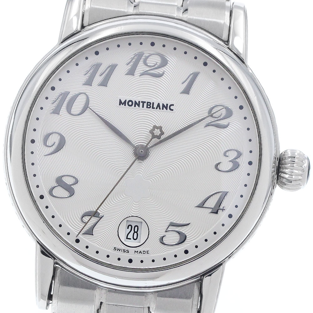 モンブラン MONTBLANC 7042 マイスターシュティック デイト クォーツ メンズ _951227【中古】