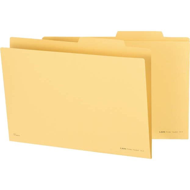 （まとめ買い）ライオン事務器 個別フォルダー B4 クリーム B4-IF 130-00 [x50] 7,013円