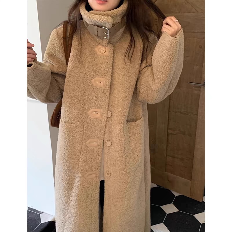 韓国デザイン秋冬新作おしゃれロングコート