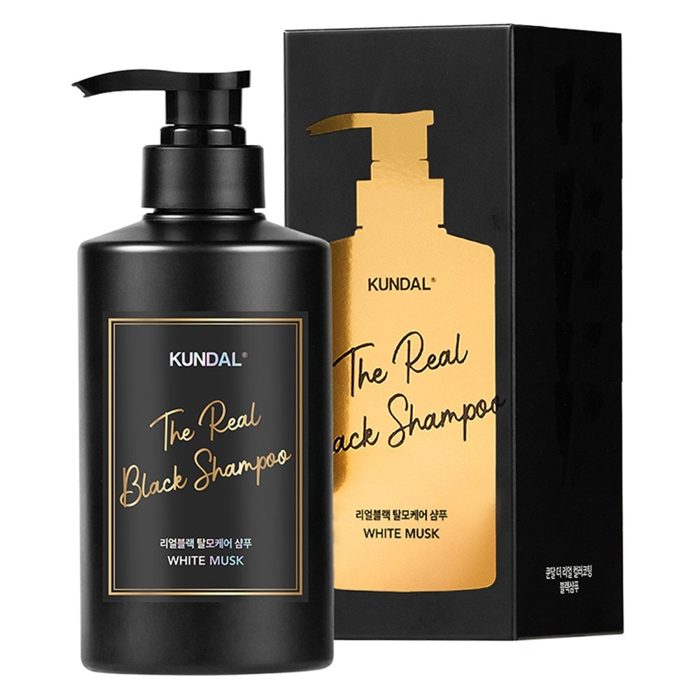 クンダルザリアルカラーコーティングブラックシャンプーホワイトマスク香500ml1個