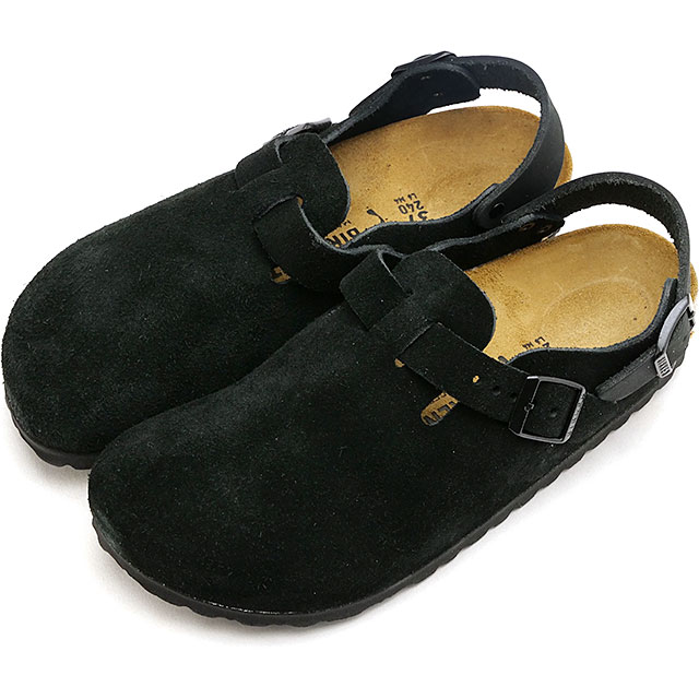 サンダル トキオ [1028337/1028348] TOKIO メンズ・レディース コンフォートサンダル 健康サンダル BLACK SUEDE-LEATHER 正規取扱店