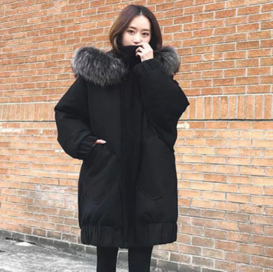 ファー付きコート モッズコート フード付きコート アウター レディース ミドル丈 コート 大きいサイズ 冬 暖かい 韓国 かわいい ダウンジャケット ショートコート ジャケット