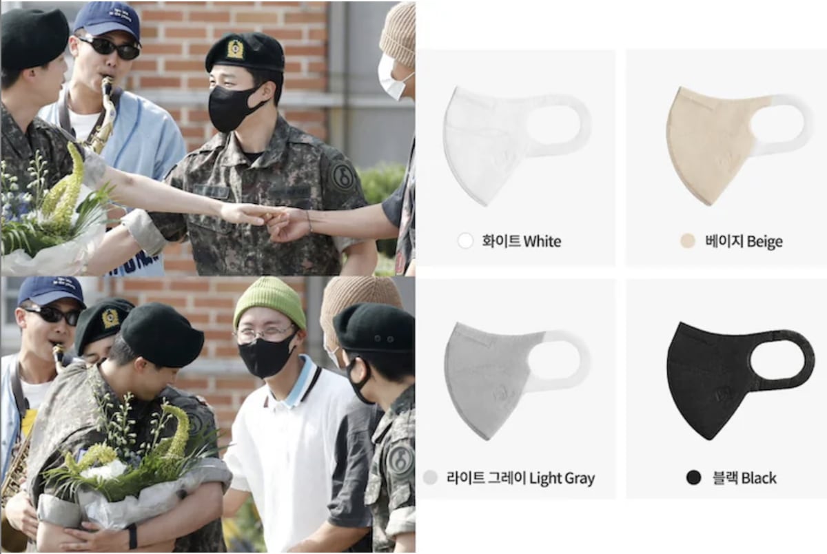 BTS JUNGKOOK着用耳が楽で呼吸しやすいくちばし型の新素材マスク30枚