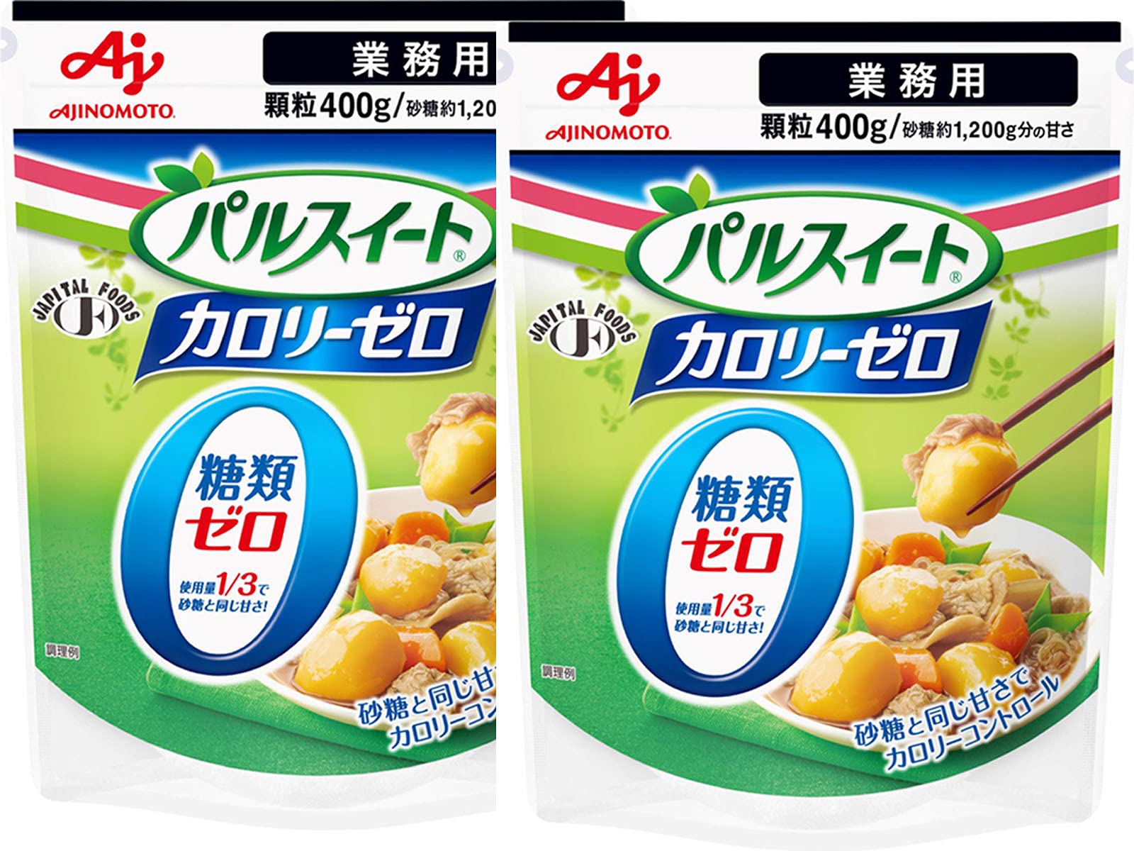 パルスイートカロリーゼロ 400g×2袋 味の素 4901001094646