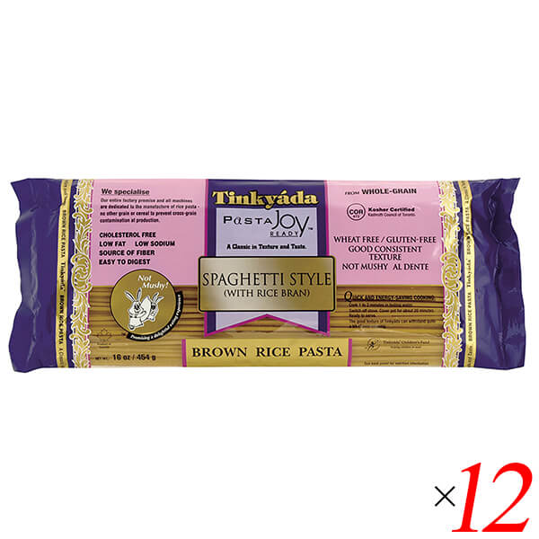 玄米スパゲッティスタイル 454g 12個 ヨミオノスタジオ ナチュラルフーズ事業部