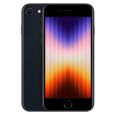 iPhoneSE（第3世代） 本体 SIMフリー 128GB 5G Touch ID 4.7型 デュアルeSIM ガラスフィルム特典 se3-128bk-a48h6 29,900円