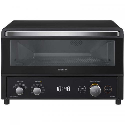 東芝 TOSHIBA オーブントースーター1200W ブラック HTR-R8(K) HTRR8-K