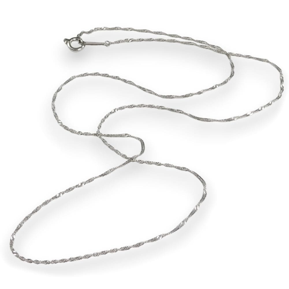 純プラチナ (Pt999) ネックレスチェーンスクリュー (造幣局検定マーク入り) 42cmレギュラータイプ