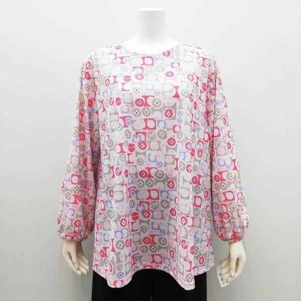 長袖 Tシャツ カットソー トップス レディースファッション プリント 袖パイピング サラっとした