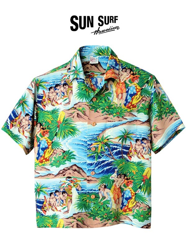 SUN SURF サンサーフ アロハ シャツ アロハシャツ 2019 メンズ レディース ユニセックス 大きいサイズ Festival PALI HAWAIIAN STYLE Special Edit