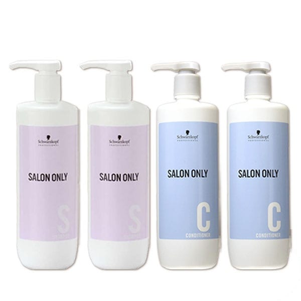 サロンオンリー シャンプー 1000mL 2個 + コンディショナー 1000g 2個 ボトル セット