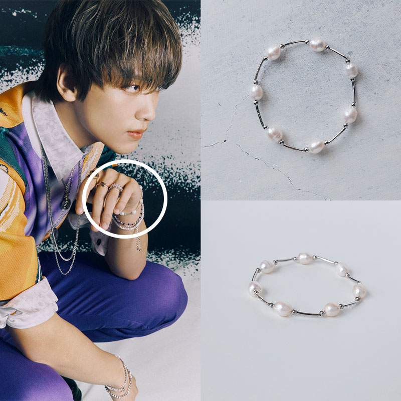 [NCT DREAM ロンジィン,ヘチャン着用]シェリー真珠ブレスレット/韓国ファッション/韓国ファッションスタイル/韓国ストリートファッション/SNSで人気/韓国の人気ブランド